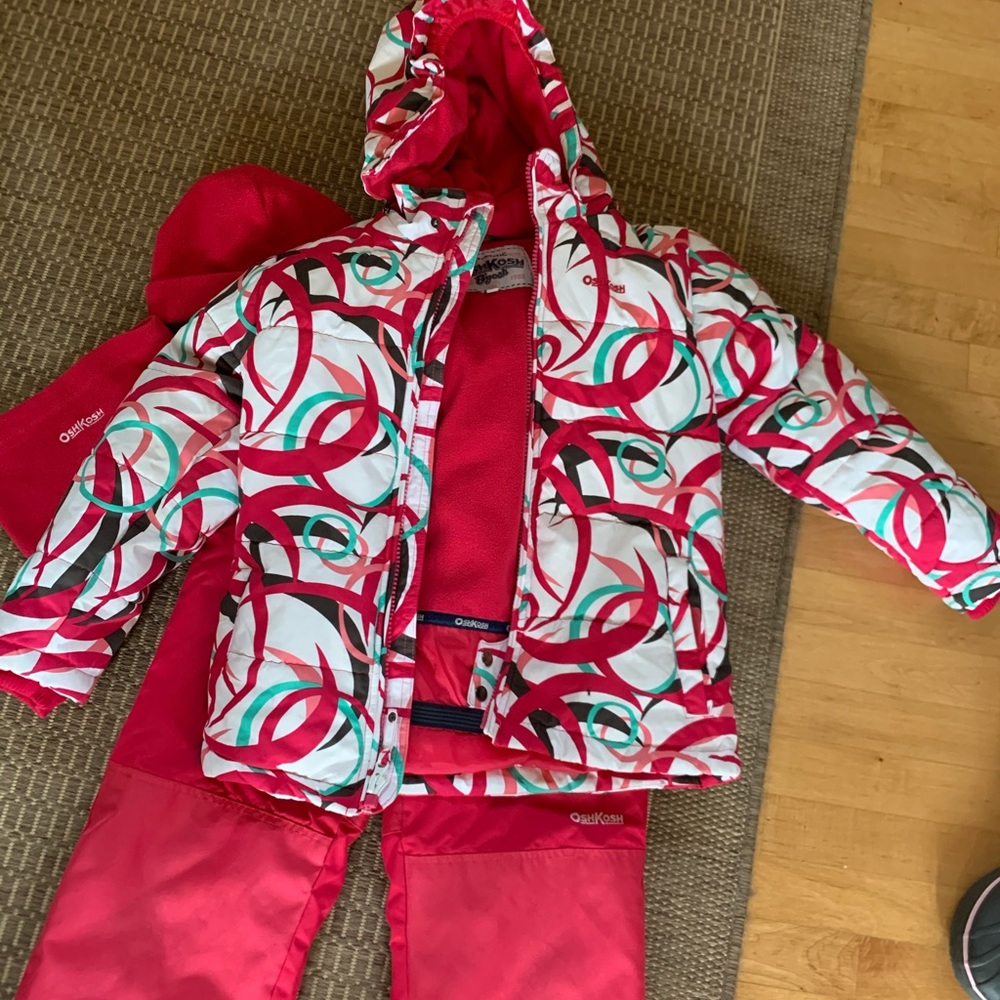 Kids ski or snowboarding suit, girls, size 8